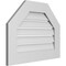 Ekena Millwork Octagonal Top Surface Mount PVC Gable Vent: Functional, w/ 3-1/2"W x 1"P Standard Frame, 26"W x 20"H GVPOT26X2001SF - alternate 5
